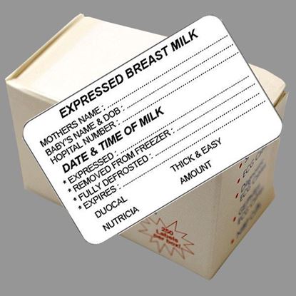 Picture of Express Breast Milk Labels (Thick & Easy Amount)