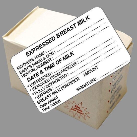 Picture of Express Breast Milk Labels (Signature)